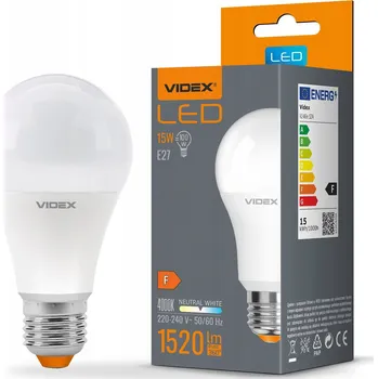 Žárovka LED ŽÁROVKA CCD 175-250V A60 15W E27 1520LM NEUTRÁLNÍ BÍLÁ