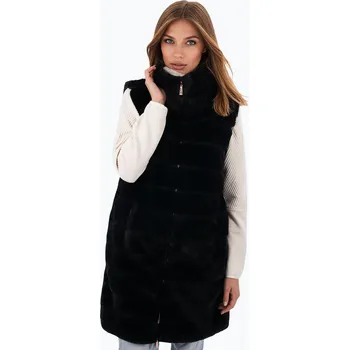 Dámská vesta Dámská vesta Aulp Carra Faux Fur black