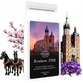 Káva Káva zrnková Arabica Exploro Coffee KRAKOW WHITE LABEL 1000 g