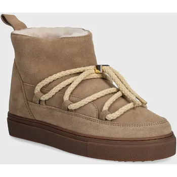 Dámská zimní obuv Semišové sněhule Inuikii Classic Low, 41, béžová, 80X