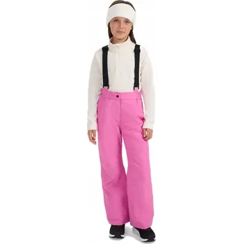 Dívčí lyžařské kalhoty 4F FTRF0948 růžové 55S 128 cm