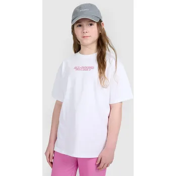 4F dětské tričko bílé bavlna velikost 164