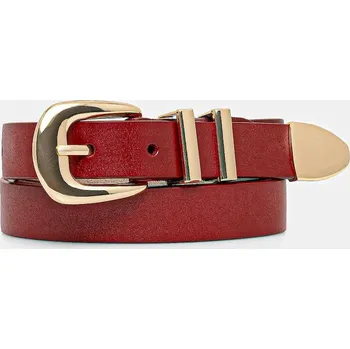 Opasek Kožený pásek Answear.LAB 2031.ijk burgundské 83X, vel. 90