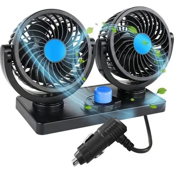 Domácí ventilátor Chaohua Ventilátor do auta 01 černá