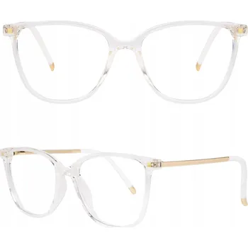 Sluneční brýle Theblogshop brýle bez dioptrií nerdy zlaté