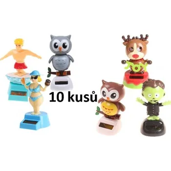 Zahradní dekorace Solární tančící dekorace mix 10ks