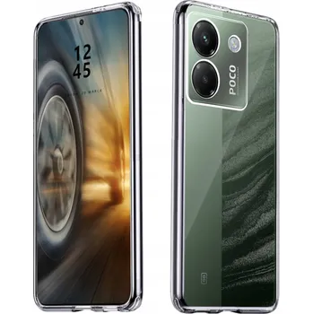 Pouzdro na mobilní telefon Zadní Kryt BBE CASE pro POCO M7 Pro průhledné