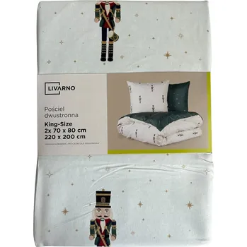 Povlečení Povlečení Livarno Home 220x200 Louskáček na ořechy