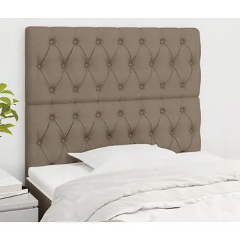 VidaXL Čela postele, 2 ks, šedohnědá (taupe),