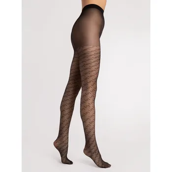 Dámské punčochy Punčocháče 4 vzory 20 den STAPLE černé FIORE