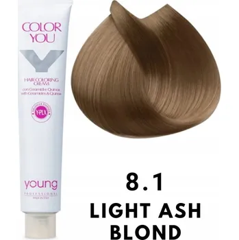 Barva na vlasy Young barva na vlasy 8.1 (Studená Popelavá Blond) 100 ml