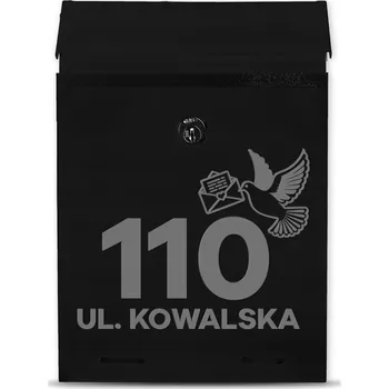 Poštovní schránka Poštovní schránka , s držákem na noviny, šedá TabPrint