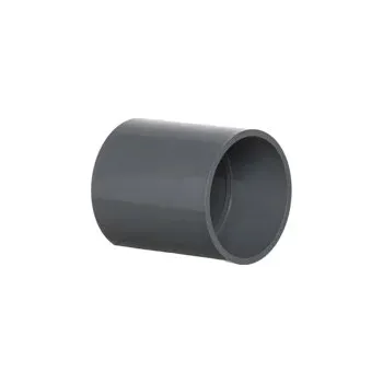 Vodovodní potrubí PVC tvarovka - mufna, 2x lepený spoj, 25 mm