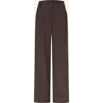 Dámské kalhoty Riani Dámské Marlene Kalhoty, tmavě hnědá, 44