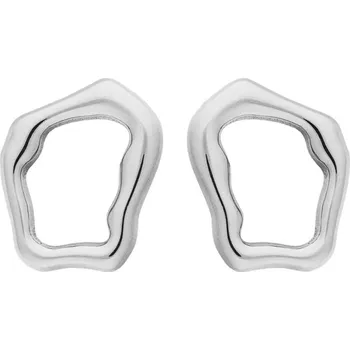 Náušnice franco bene Nepravidelné náušnice - stříbrné | 161