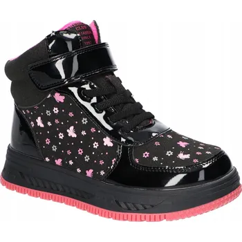 Dívčí zimní obuv AMERICAN CLUB XD149 ZATEPLENÉ KOTNÍKOVÉ TENISKY ZIMNÍ BOTY DĚTSKÉ B 36