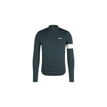 Pánská mikina Cyklistický termodres Rapha Core s dlouhým rukávem SIZE: XXL, COLOR_NAME: bílá/tmavě zelená