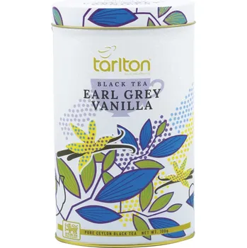 Čaj Black Earl Grey Vanilla (TARLTON - plech 100g)