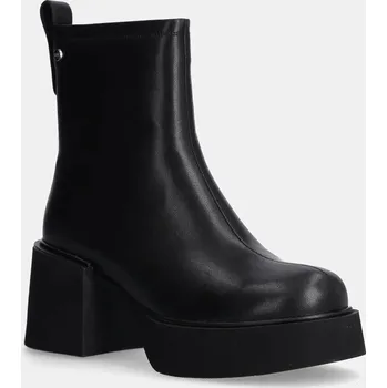 Dámské kozačky Kožené kotníkové boty GOE OO2N4161.BLACK černá 99X, EUR 37