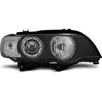 Přední světlomet Přední světla angel eyes BMW E53 černé xenon 00-03