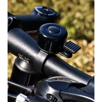 Cyklistický zvonek (černý) (BEL3)