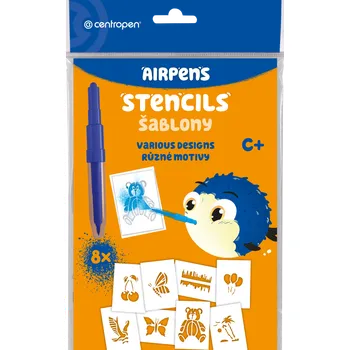 Šablony k foukacím fixům Centropen SET C+ (mix motivů)