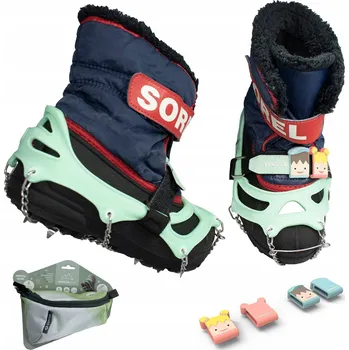 nesmeky Veriga turistické nesmeky na boty velikost 30-34, modré