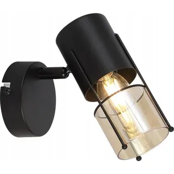 Nástěnné svítidlo Nástěnné svítidlo Reality čiré, černé E14 40 W