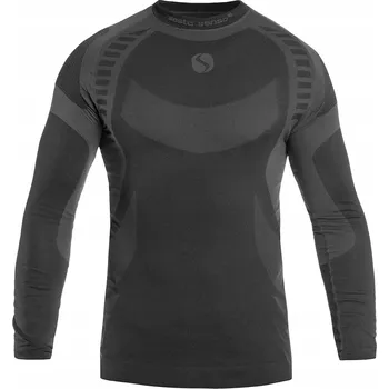 Pánské termoprádlo Termoprádlo s dlouhým rukávem Sesto Senso Thermo Active černé vel. XXL