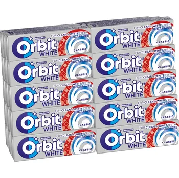 Žvýkačka Wrigley's Orbit White Classic bez cukru žvýkačky Karton 30 ks 420 g