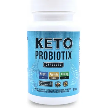 Kapsle Keto Probiotix se zeleným čajem, 30 ks. Bezlepkové, veganské.