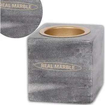 Svícen Svícen na čajové svíčky MARMOROVÝ Svícen pro ohřívače 6x6cm ČAJOVÁ SVÍČKA 6 cm 1 kus