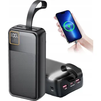 Powerbanka Powerbanka 26800 mAh Přenosná nabíječka 4 vstupy QC 3.0 22,5W ADDTOP