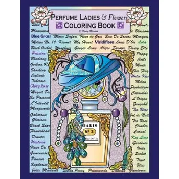 Cizojazyčná kniha Perfume Ladies & Flowers: Coloring Books (Nancy Marasa)(Brožovaná)