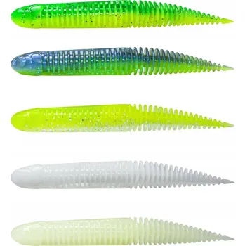 Umělá nástraha Nástraha Ned Dragon Tail Slug Savage Gear 7,2 cm 3 g 5 ks DARK WATER MIX