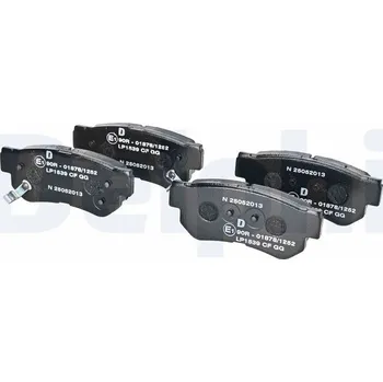 Brzdová destička Sada brzdových destiček, kotoučová brzda DELPHI LP1539