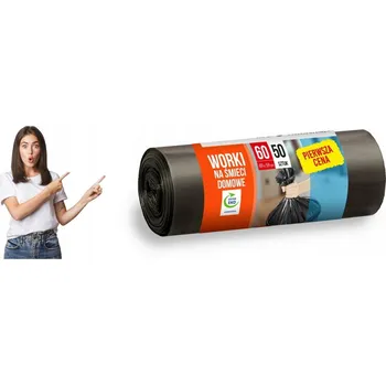 Pytle na odpadky Univerzální pytle na odpadky Fixi 60 l 50 ks