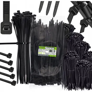 Organizace kabelů Kabelová páska ToolSpace 4,8 mm x 200 mm, šířka 4,8 mm, 100 ks