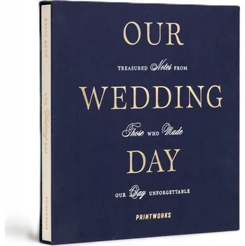 Svatební dekorace Svatební Kniha Hostů - Náš SVATEBNÍ den - 100 stran Printworks