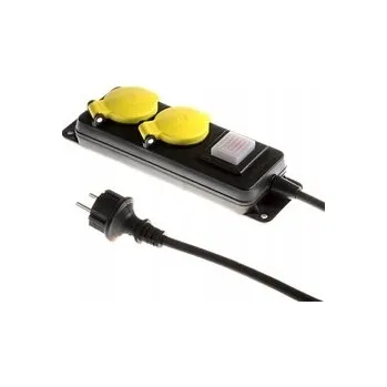 Napájecí kabel PRODLUŽOVACÍ KABEL PEVNÝ S VYPÍNAČEM 3 m 3x1,5 mm SCHMITH SP2GZ-WW-3M