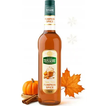 Sirup TEISSEIRE dýňový sirup s kořením Pumpkin Spice 700 ml