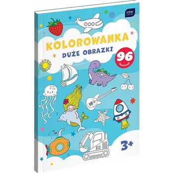 omalovánky Omalovánky pro děti A4 velké obrázky k vybarvování 96 obrázků Interdruk