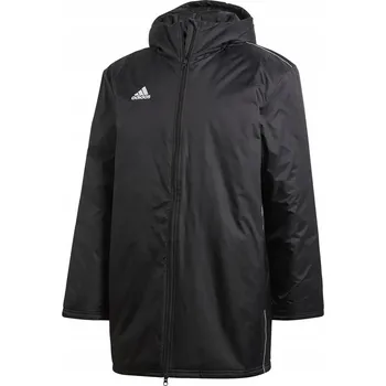 Pánská větrovka Pánská sportovní bunda adidas CORE 18 JACKET L Černá, Bílá