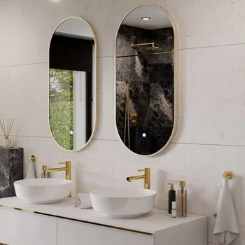 Vodovodní baterie Stojánková umyvadlová baterie Corsan Lugo zlatá