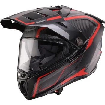 Helma na motorku Helma na motorku Caberg Tanami Gravity black/red (velikost helmy: M (57-58cm))