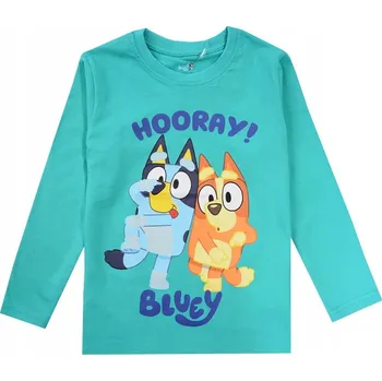 Chlapecké tričko EplusM dětské tričko s dlouhým rukávem bavlna zelené velikost 110