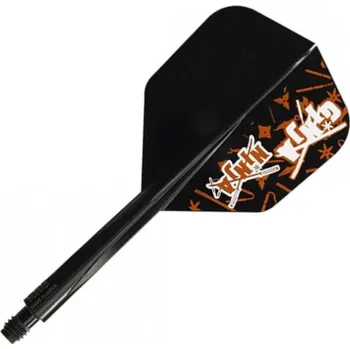 Příslušenství pro šipky Condor Letky AXE Matt Campbell - Ginja Ninja - Small - Medium - Black CN404