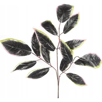 umělá květina LIST VĚTVIČKA STÍNOVANÁ FIALOVO-RŮŽOVÁ 72 CM DOPLNĚK PRO ARANŽMÁ