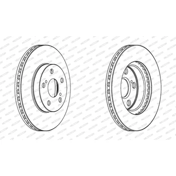 Brzdový kotouč Brzdový kotouč FERODO DDF1886C