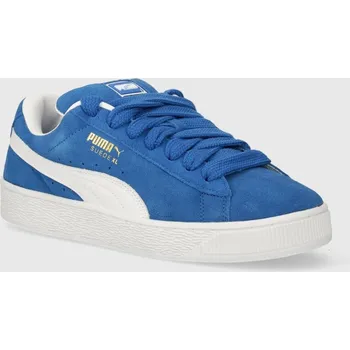 Pánská obuv Kožené tenisky Puma Suede XL, 45, modrá, 55X